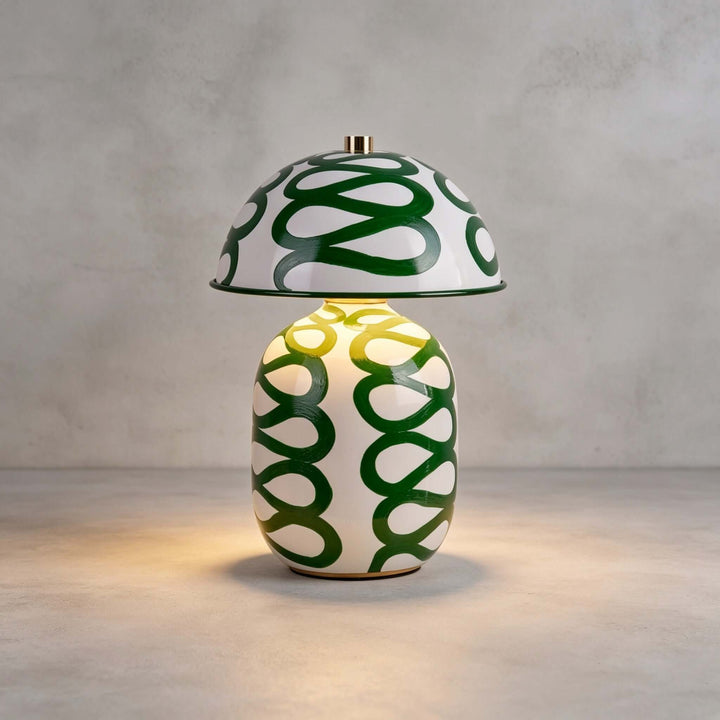 Zaria Modern Patterned Table Lamp for Bedroom and Office