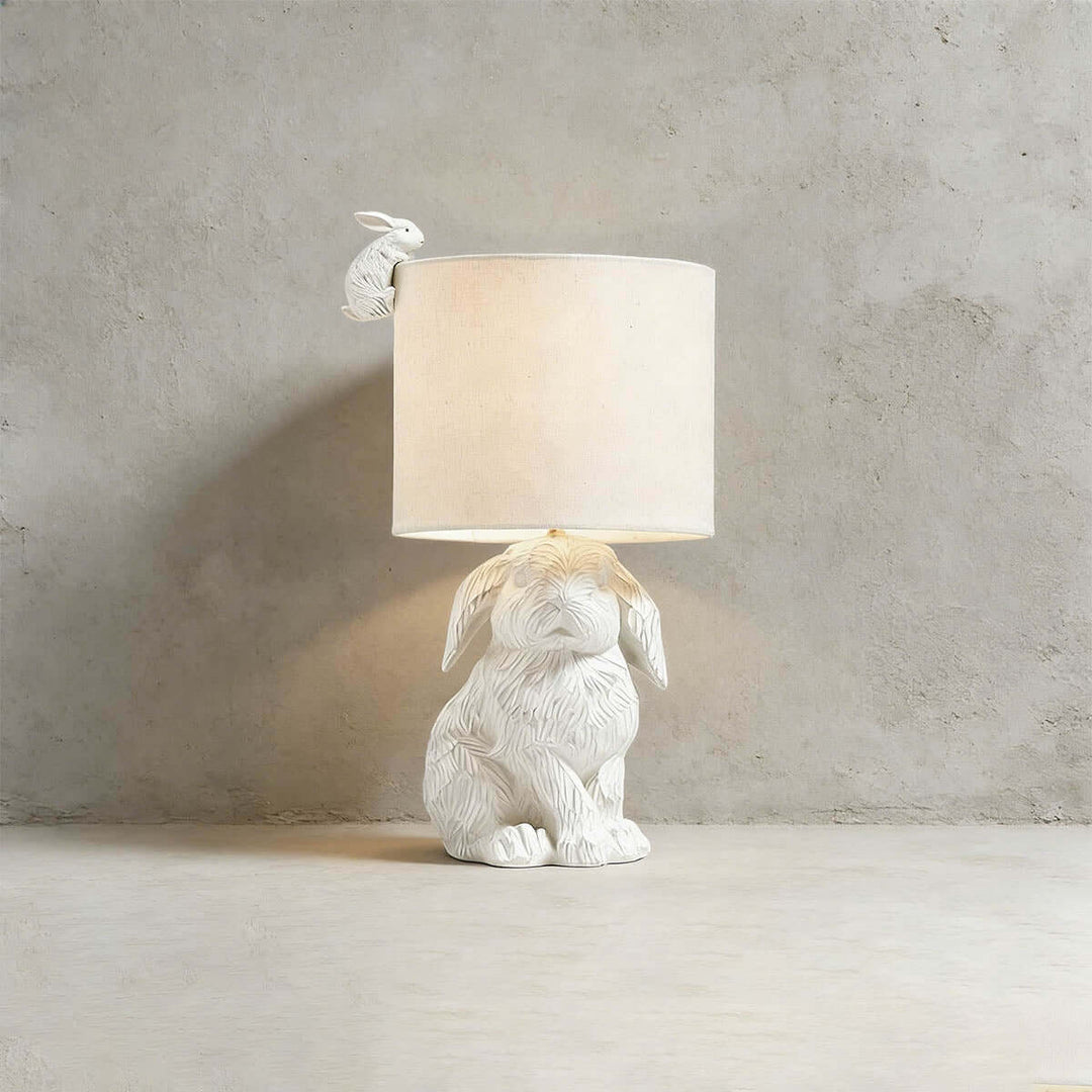 Zarvoni Table Lamp – Nordic Creative Rabbit Resin Light