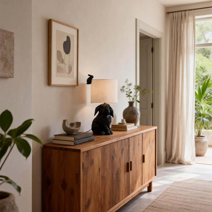Zarvoni Table Lamp – Nordic Creative Rabbit Resin Light