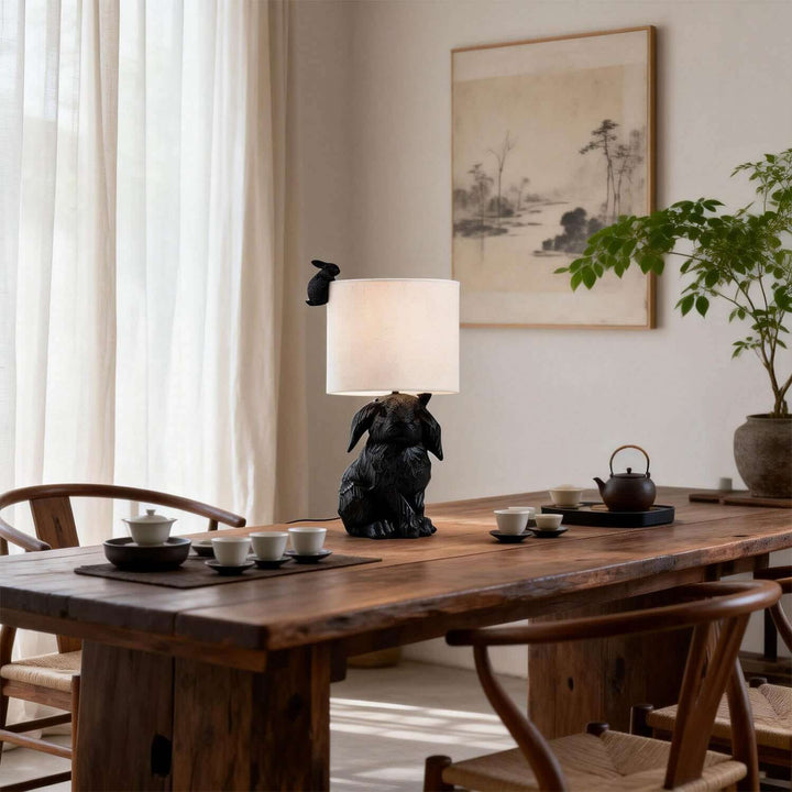 Zarvoni Table Lamp – Nordic Creative Rabbit Resin Light