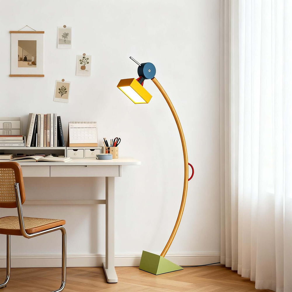 Zavira Floor Lamp – Scandi Colorful Office Floor Lamp