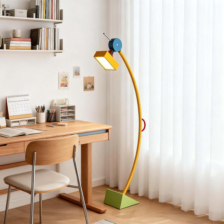 Zavira Floor Lamp – Scandi Colorful Office Floor Lamp