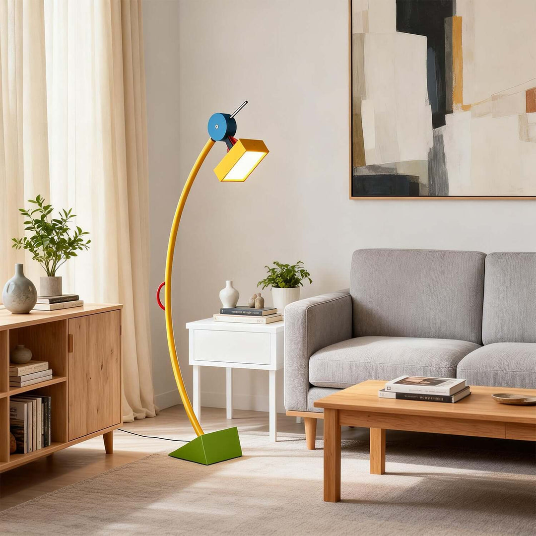 Zavira Floor Lamp – Scandi Colorful Office Floor Lamp