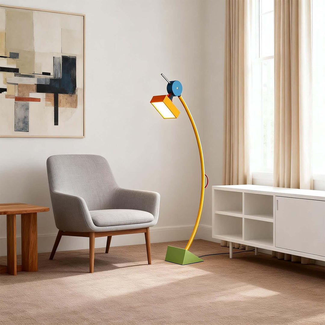 Zavira Floor Lamp – Scandi Colorful Office Floor Lamp
