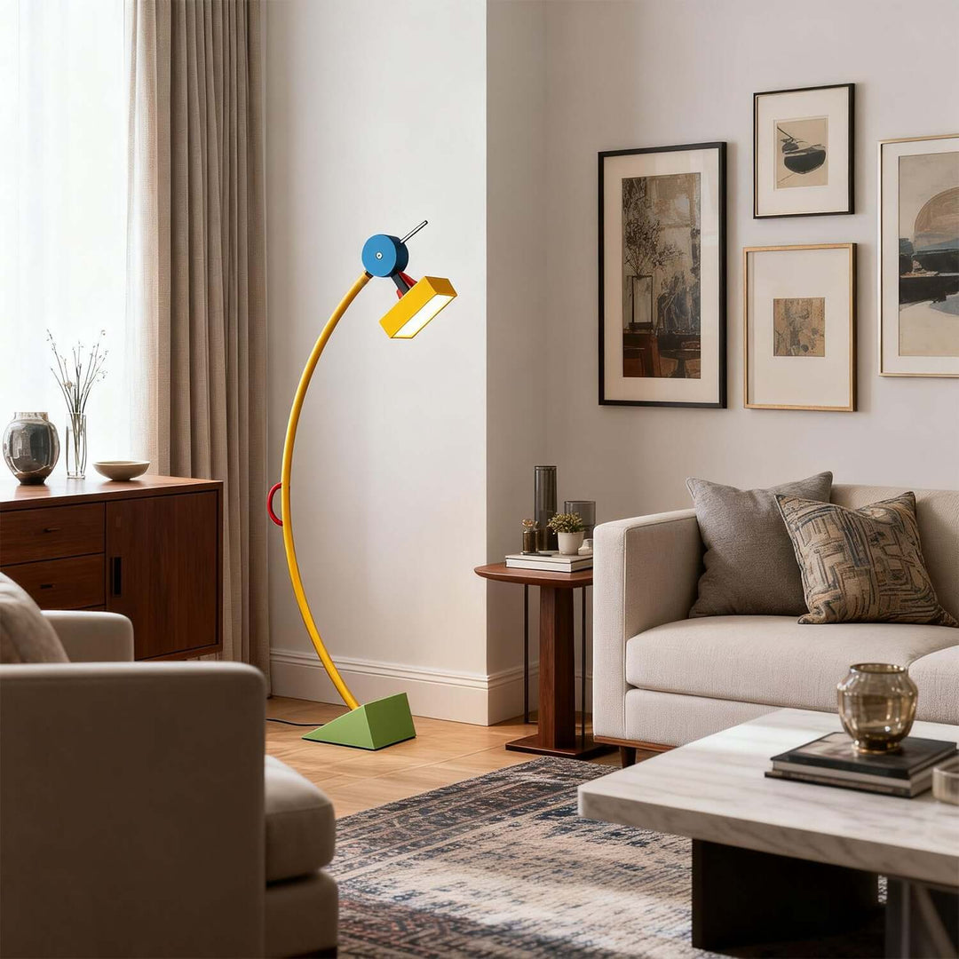Zavira Floor Lamp – Scandi Colorful Office Floor Lamp