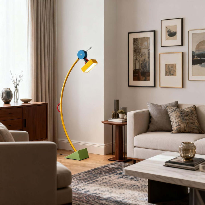 Zavira Floor Lamp – Scandi Colorful Office Floor Lamp