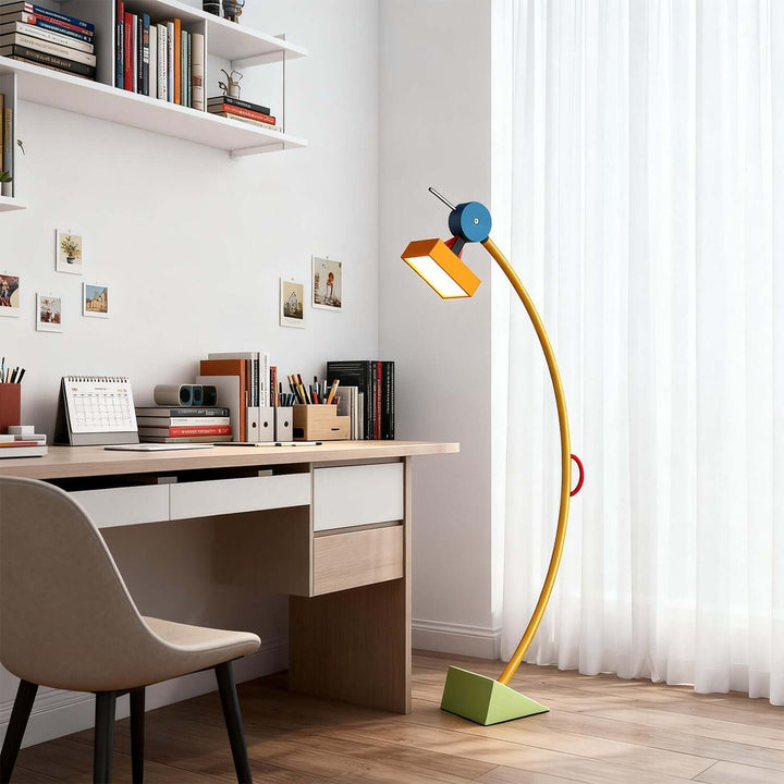 Zavira Floor Lamp – Scandi Colorful Office Floor Lamp
