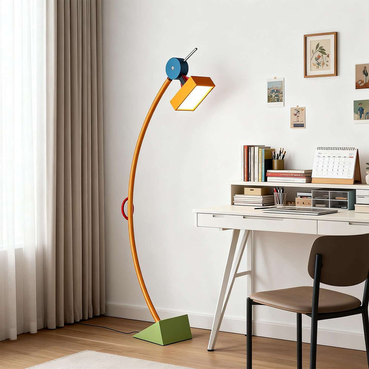 Zavira Floor Lamp – Scandi Colorful Office Floor Lamp