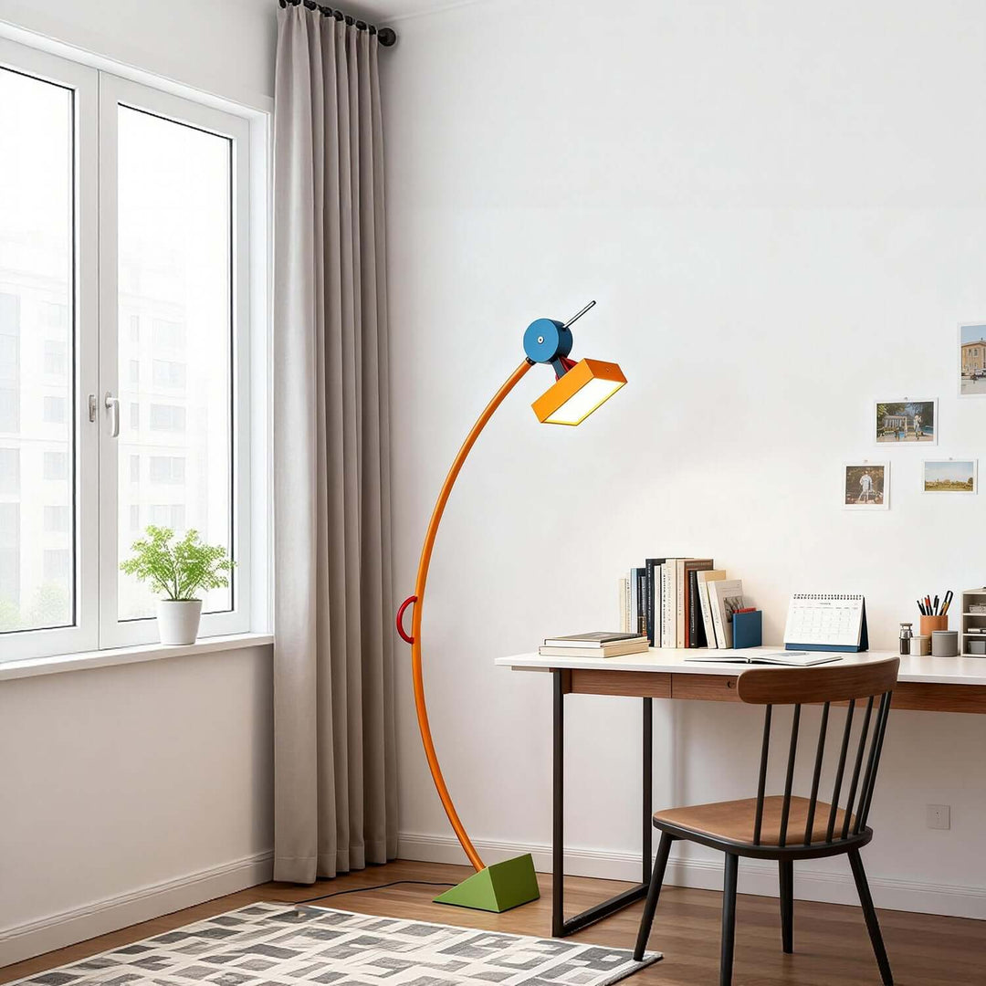 Zavira Floor Lamp – Scandi Colorful Office Floor Lamp