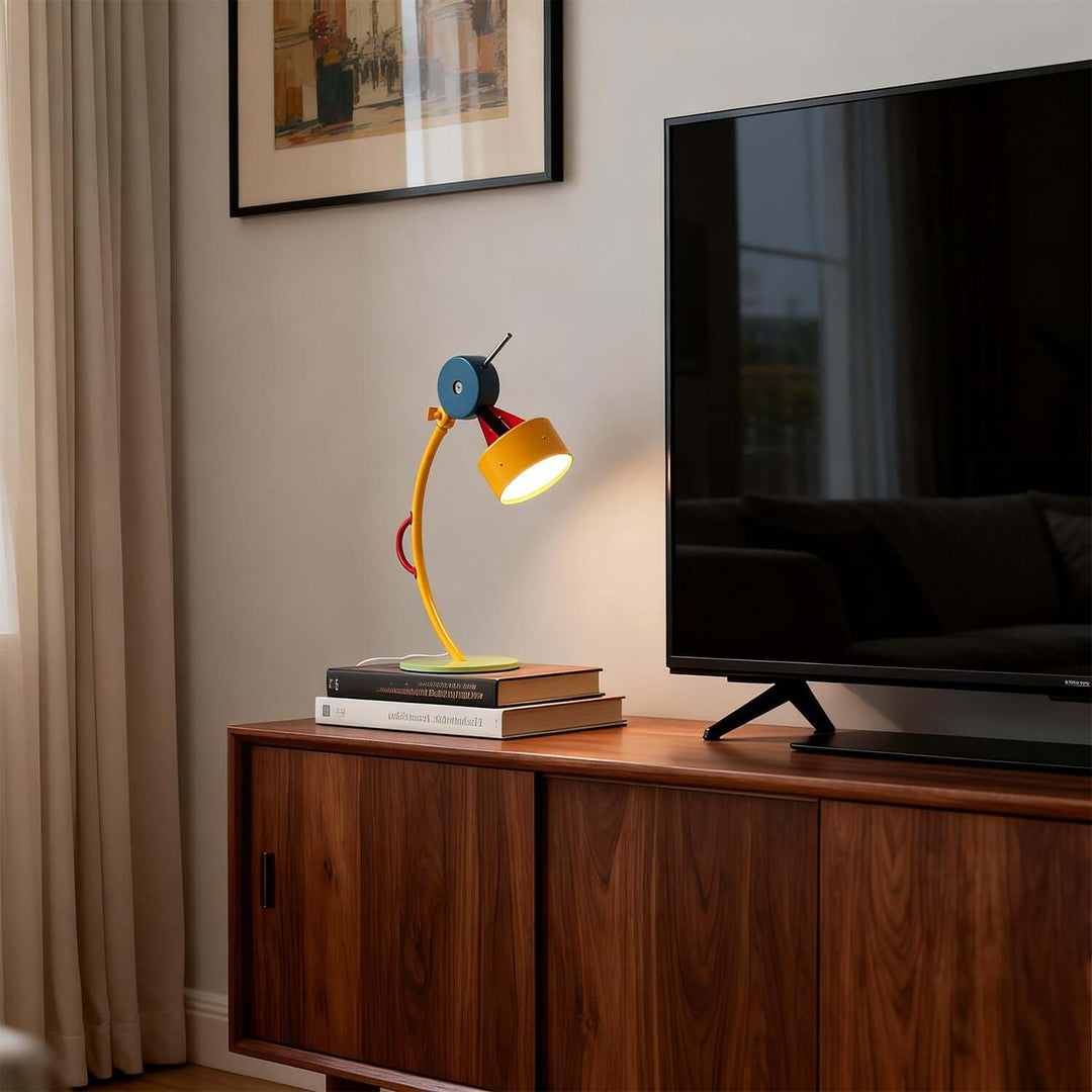 Zavira Table Lamp – Scandi Colorful Office Lamp