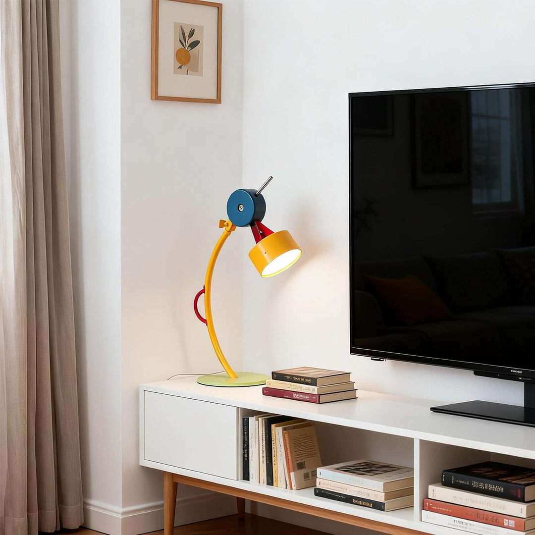 Zavira Table Lamp – Scandi Colorful Office Lamp