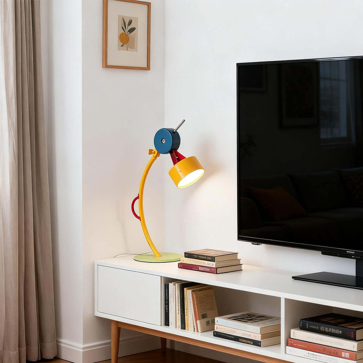 Zavira Table Lamp – Scandi Colorful Office Lamp