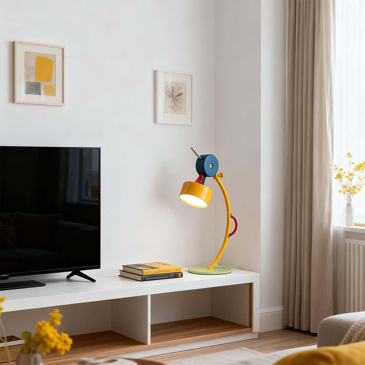 Zavira Table Lamp – Scandi Colorful Office Lamp