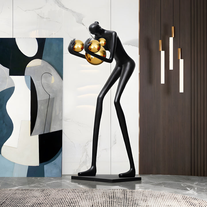 Zavon Sculptural Floor Lamp