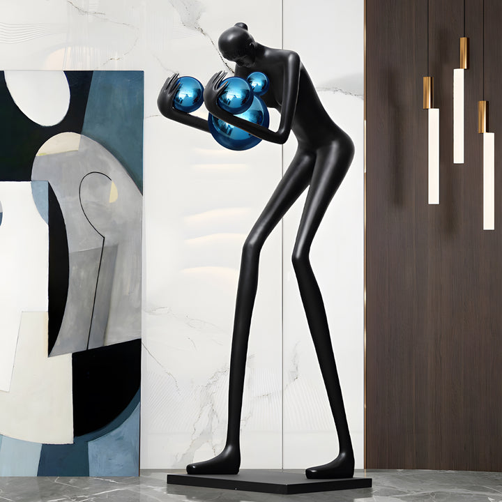 Zavon Sculptural Floor Lamp
