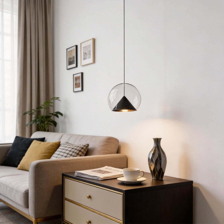 Zefira Pendant Light – Modern Luxury Creative Glass Bedside Lamp