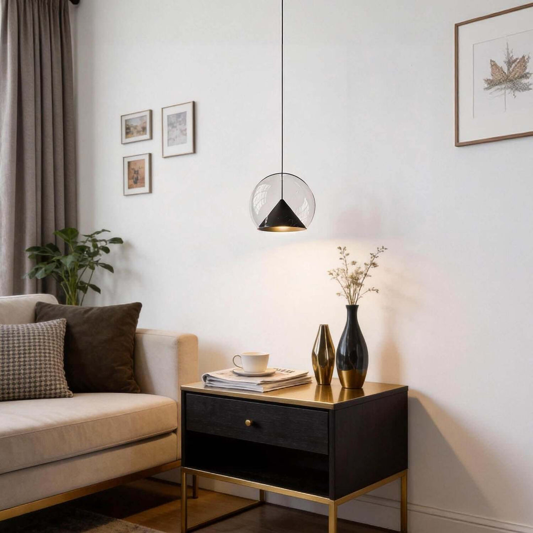 Zefira Pendant Light – Modern Luxury Creative Glass Bedside Lamp