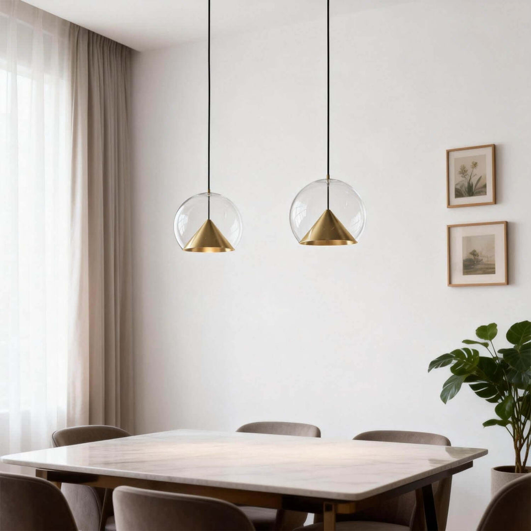 Zefira Pendant Light – Modern Luxury Creative Glass Bedside Lamp
