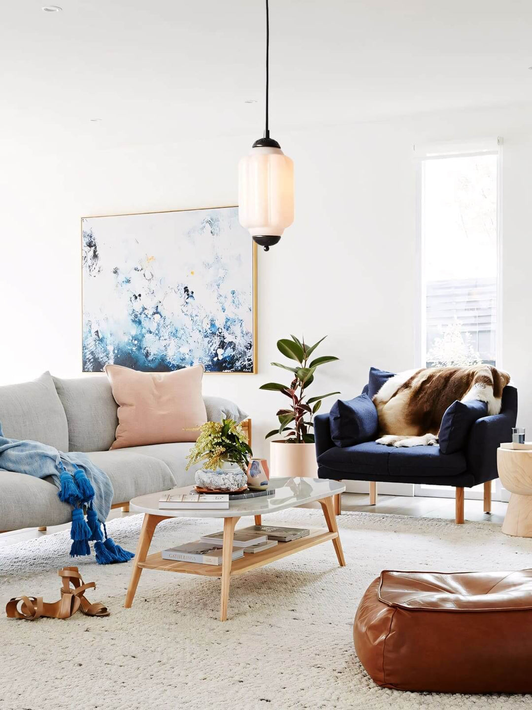 Zelvion Glass Pendant Lamp - Vintage Creative Glass Pendant Decor