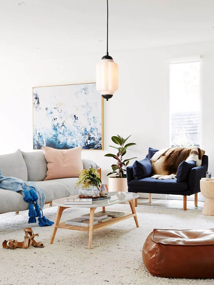 Zelvion Glass Pendant Lamp - Vintage Creative Glass Pendant Decor