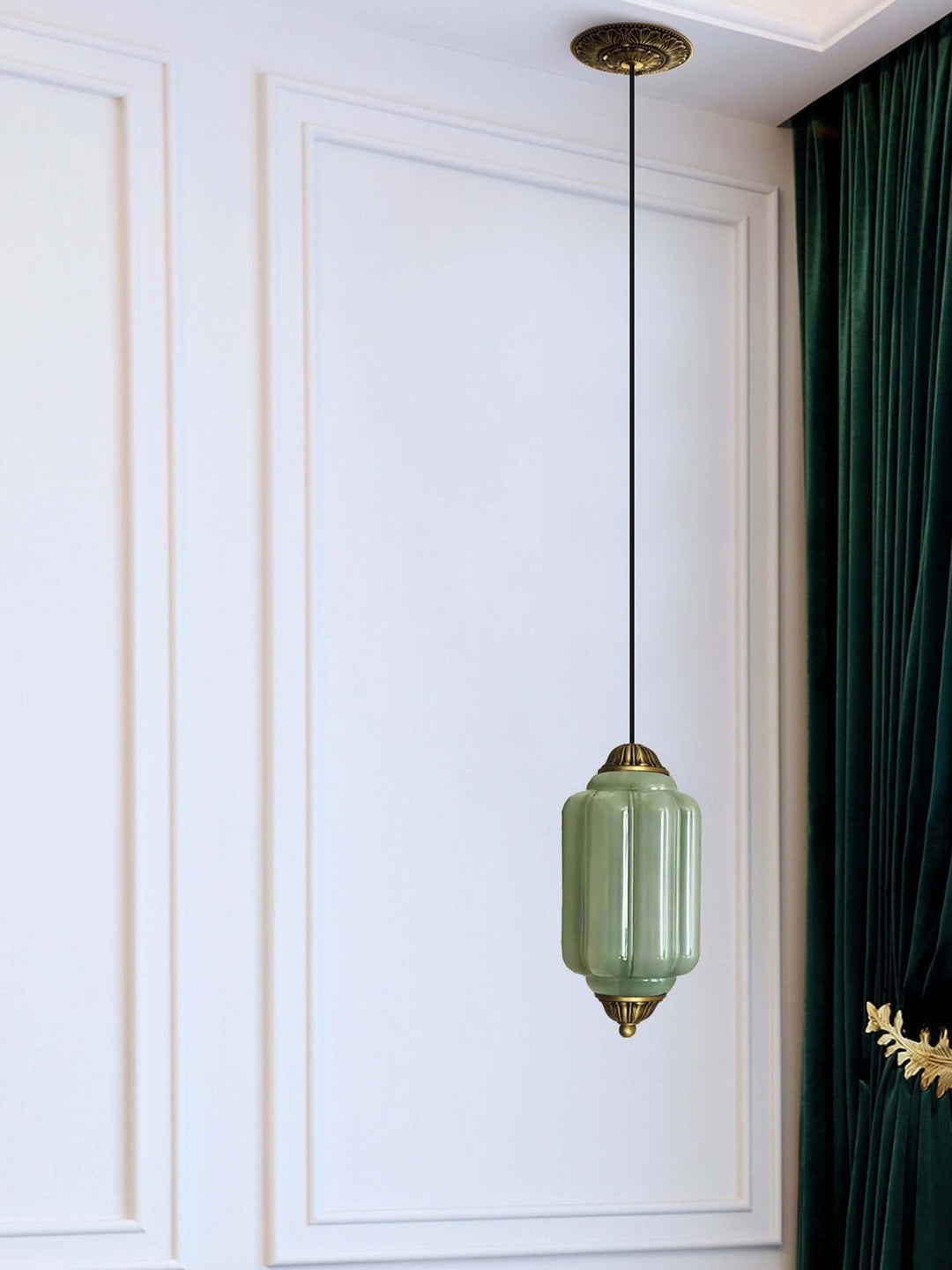 Zelvion Glass Pendant Lamp - Vintage Creative Glass Pendant Decor