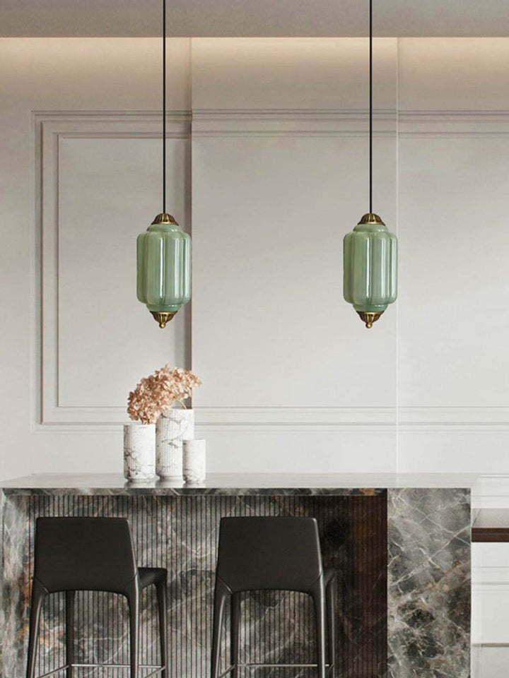 Zelvion Glass Pendant Lamp - Vintage Creative Glass Pendant Decor