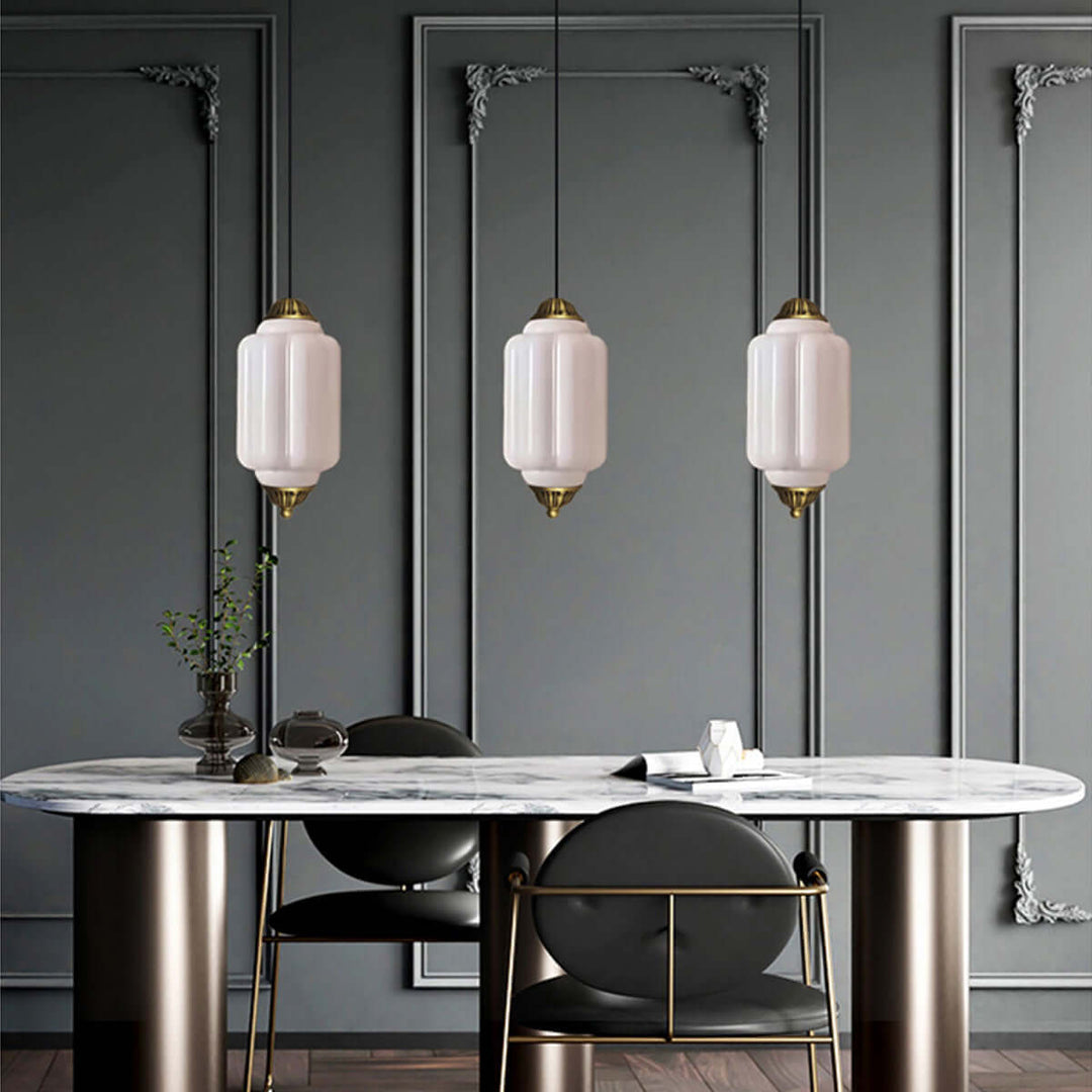 Zelvion Glass Pendant Lamp - Vintage Creative Glass Pendant Decor