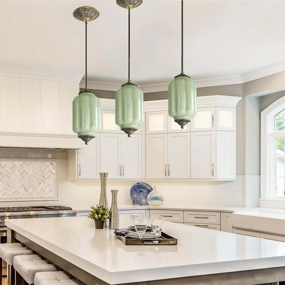 Zelvion Glass Pendant Lamp - Vintage Creative Glass Pendant Decor