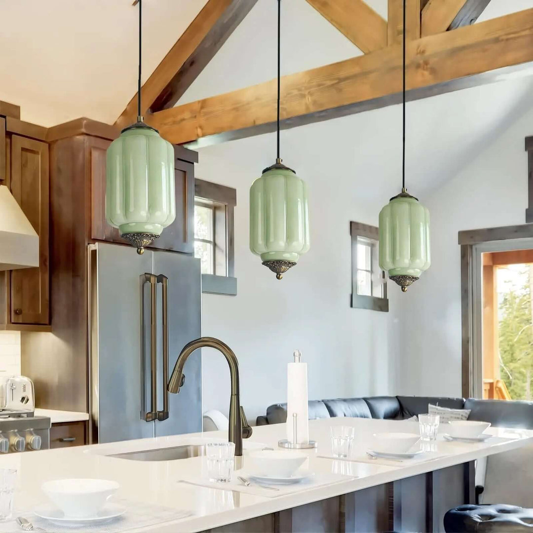 Zelvion Glass Pendant Lamp - Vintage Creative Glass Pendant Decor