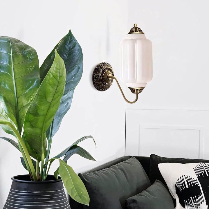 Zelvion Wall Sconce - Vintage Glass Lighting for Stylish Spaces