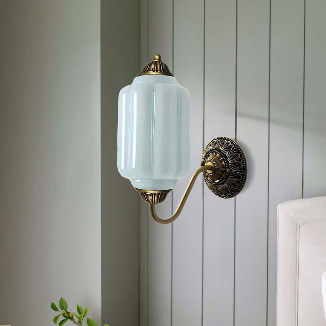 Zelvion Wall Sconce - Vintage Glass Lighting for Stylish Spaces