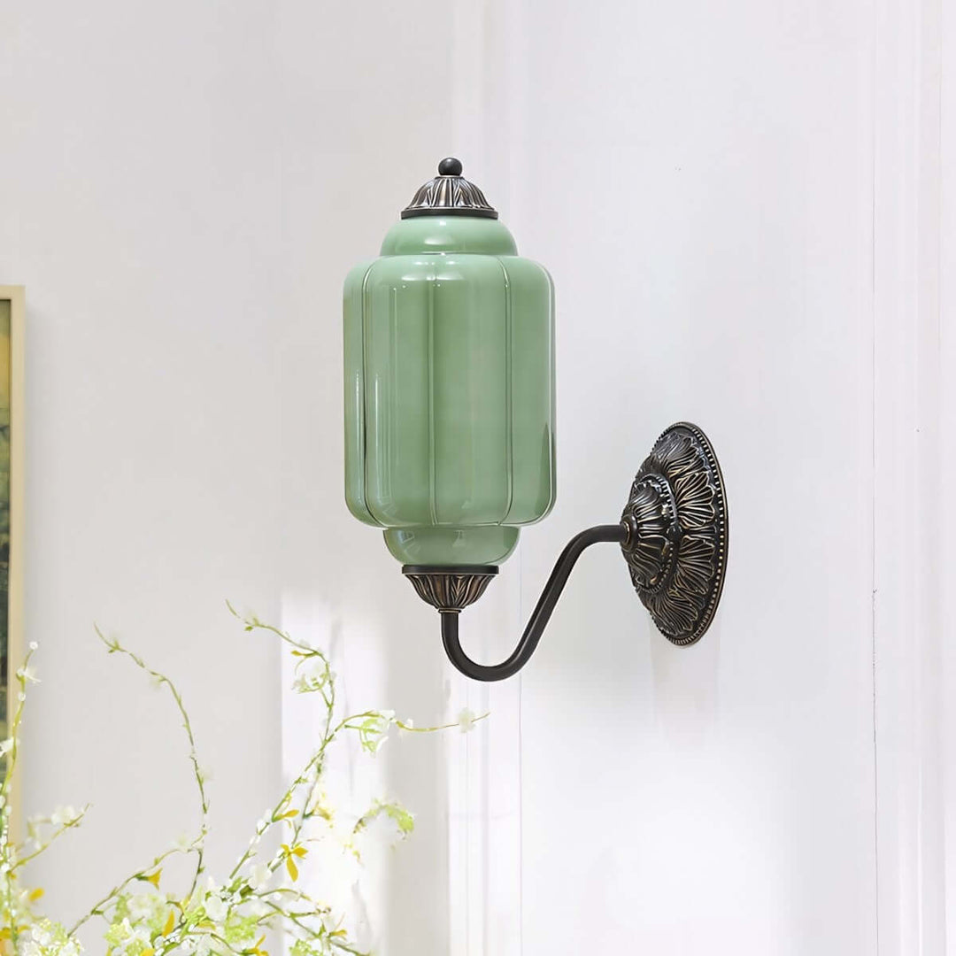 Zelvion Wall Sconce - Vintage Glass Lighting for Stylish Spaces