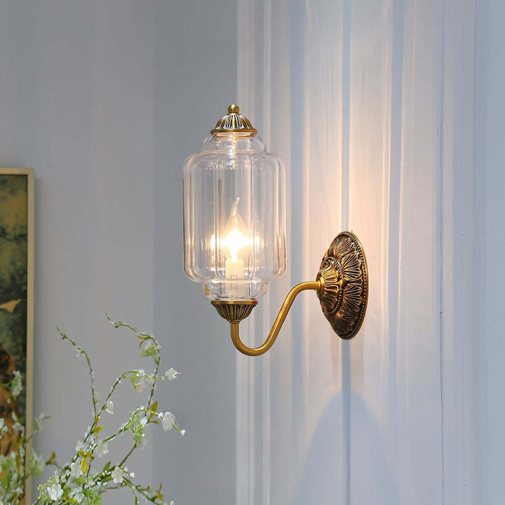 Zelvion Wall Sconce - Vintage Glass Lighting for Stylish Spaces