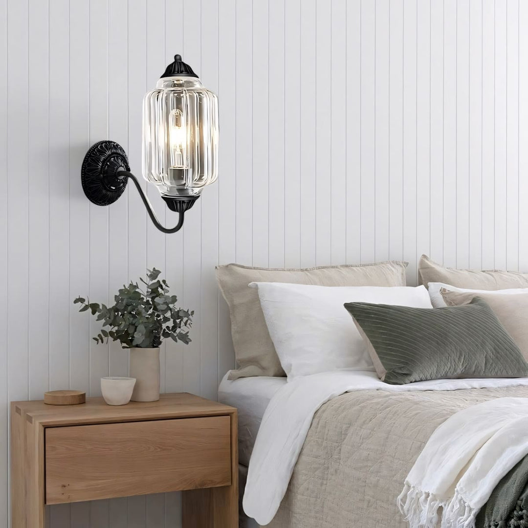 Zelvion Wall Sconce - Vintage Glass Lighting for Stylish Spaces