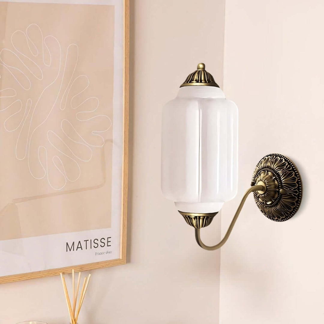 Zelvion Wall Sconce - Vintage Glass Lighting for Stylish Spaces