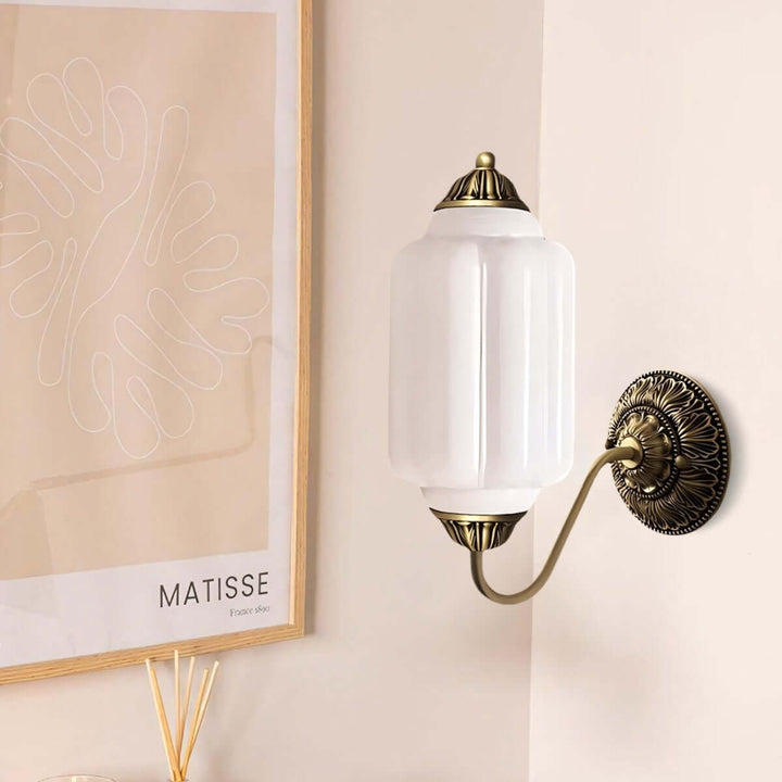 Zelvion Wall Sconce - Vintage Glass Lighting for Stylish Spaces