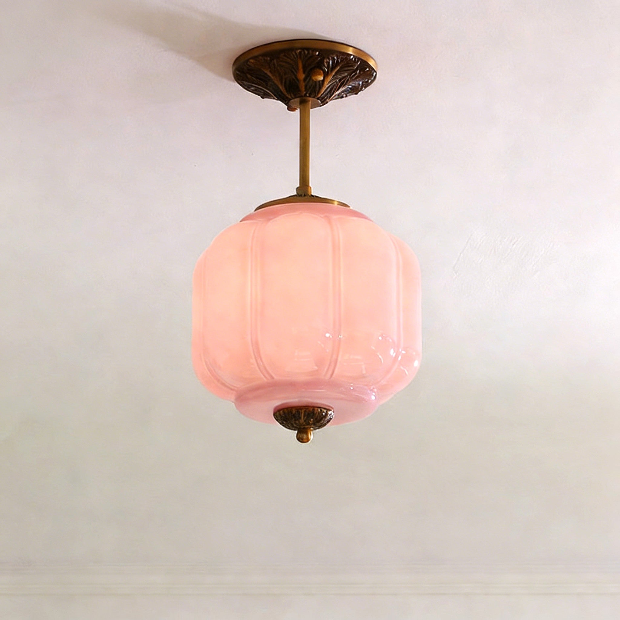 Zelvion Pendant Lamp - Vintage Pumpkin Creative Glass Lighting