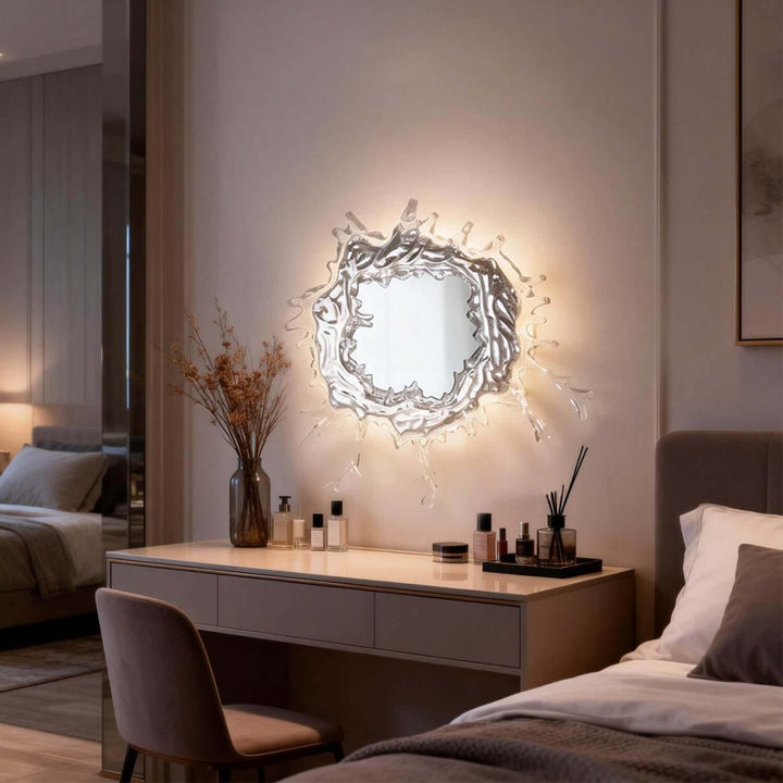 Zelvior Wall Light – Modern Creative Water Splash Mirror Light