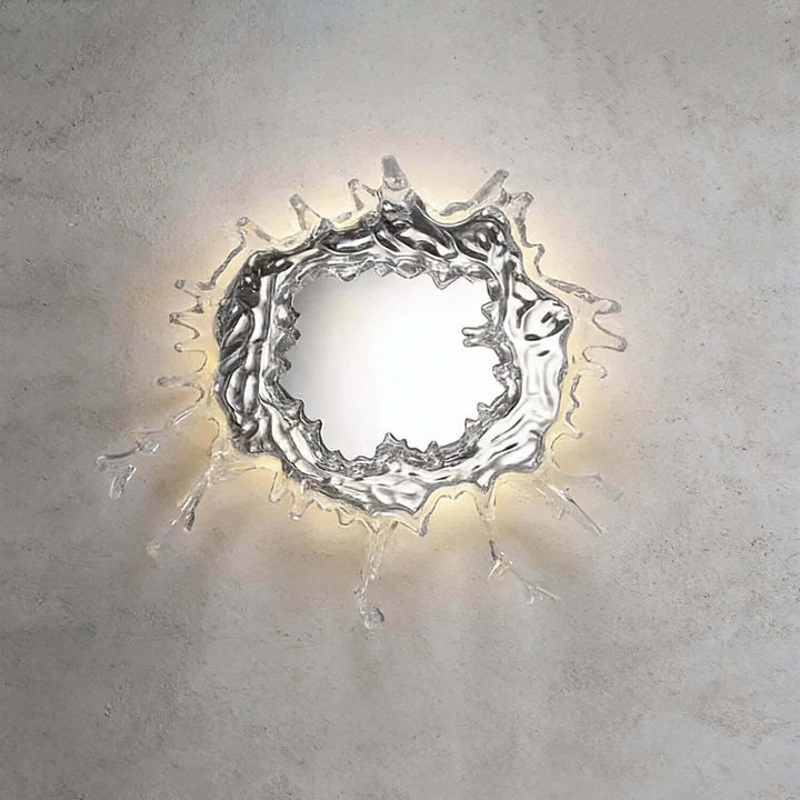 Zelvior Wall Light – Modern Creative Water Splash Mirror Light