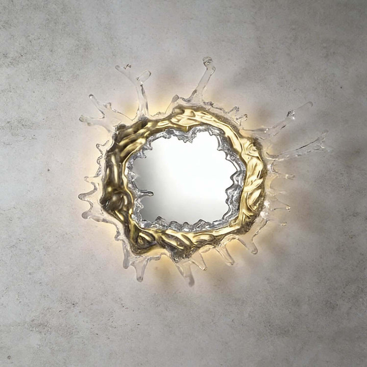 Zelvior Wall Light – Modern Creative Water Splash Mirror Light