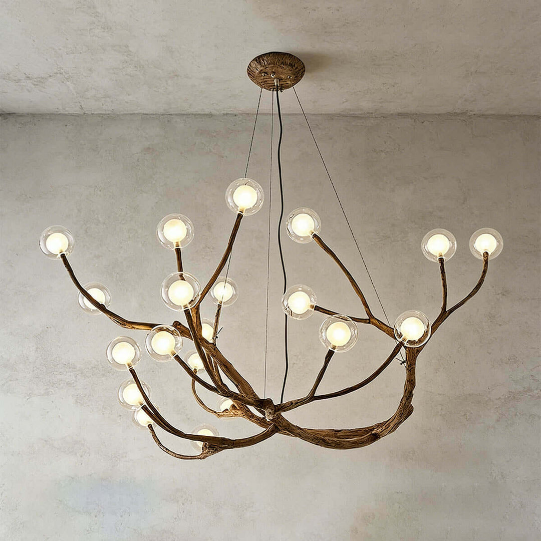 Zelviora Chandelier – Vintage Rustic Branch Dining Room Light