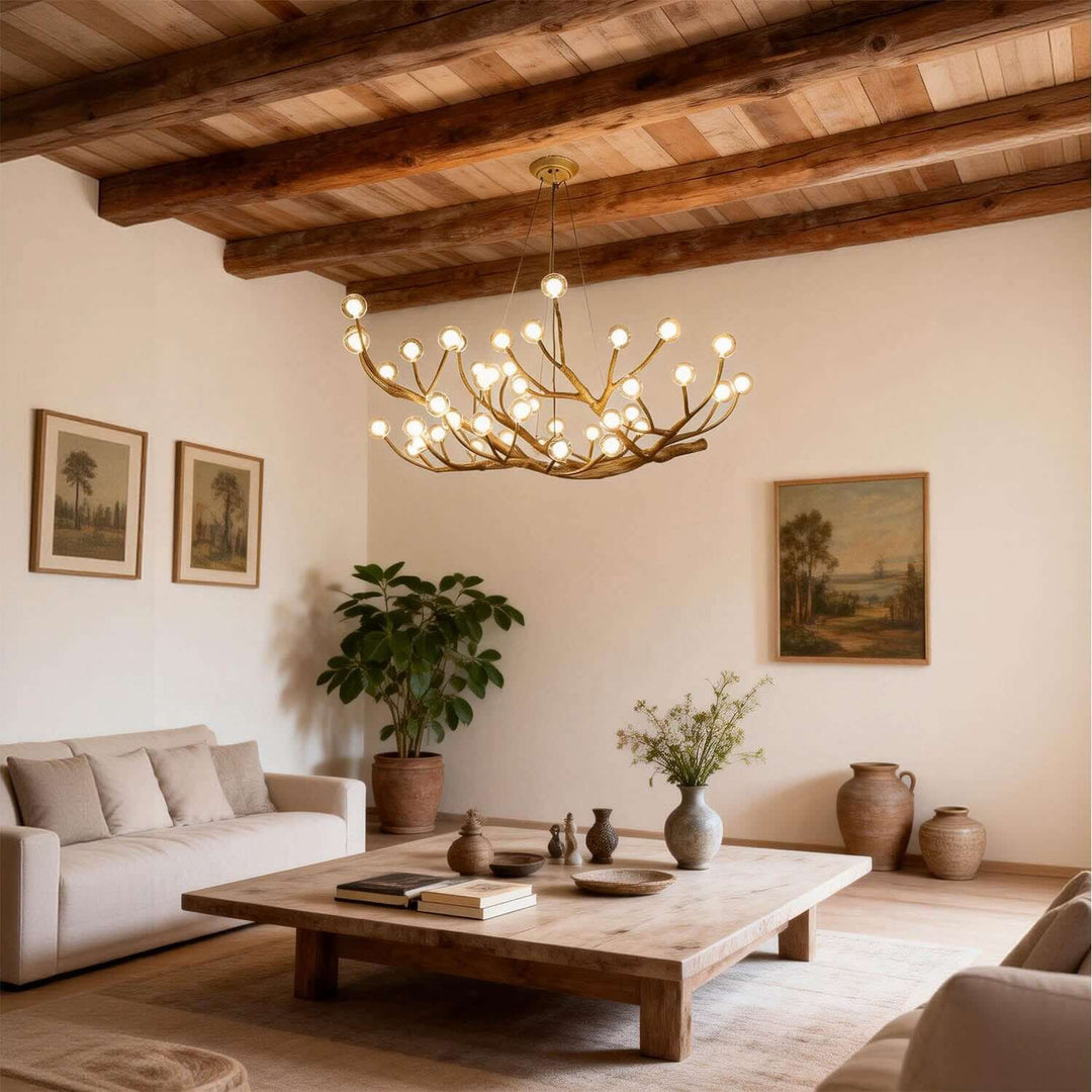 Zelviora Chandelier – Vintage Rustic Branch Dining Room Light