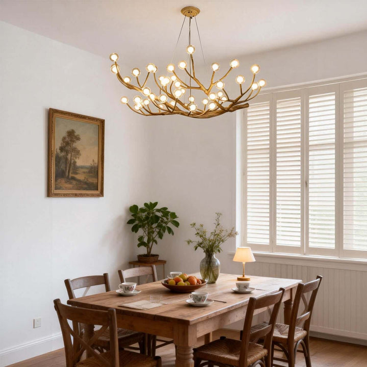 Zelviora Chandelier – Vintage Rustic Branch Dining Room Light