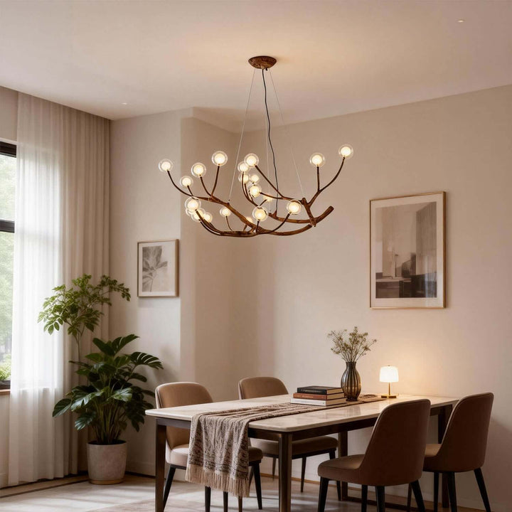Zelviora Chandelier – Vintage Rustic Branch Dining Room Light