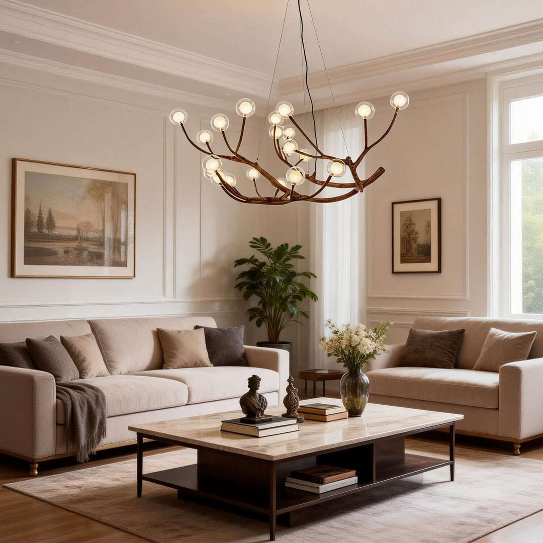 Zelviora Chandelier – Vintage Rustic Branch Dining Room Light