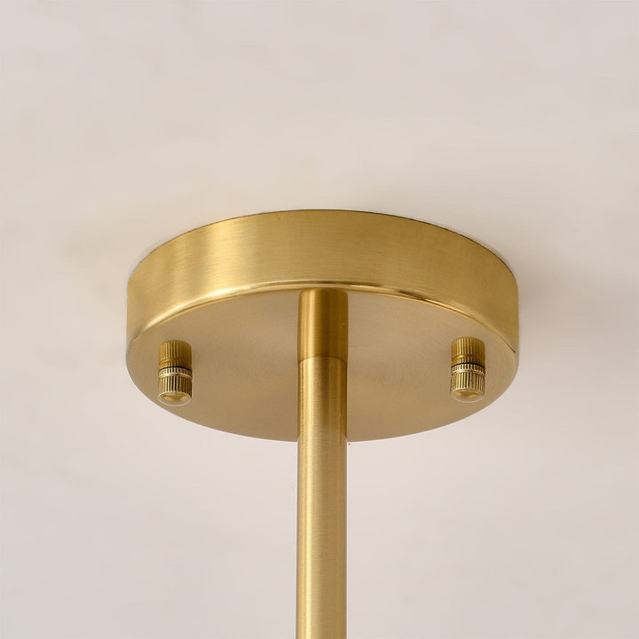 Zentis Chandelier – Mid Century Glass Light for Living Room