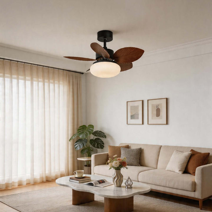 Zentox Ceiling Fan Light | French Creamy Style Dining Fan