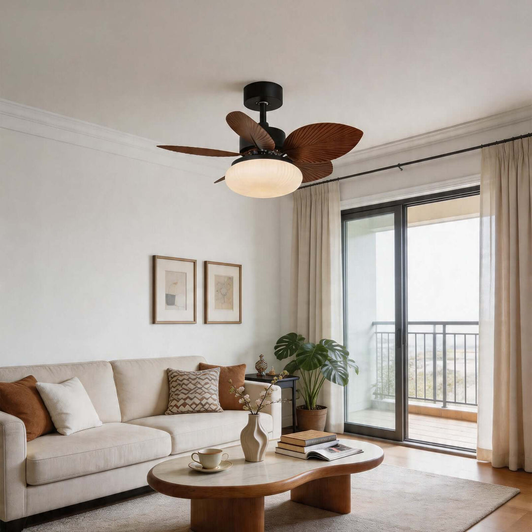 Zentox Ceiling Fan Light | French Creamy Style Dining Fan