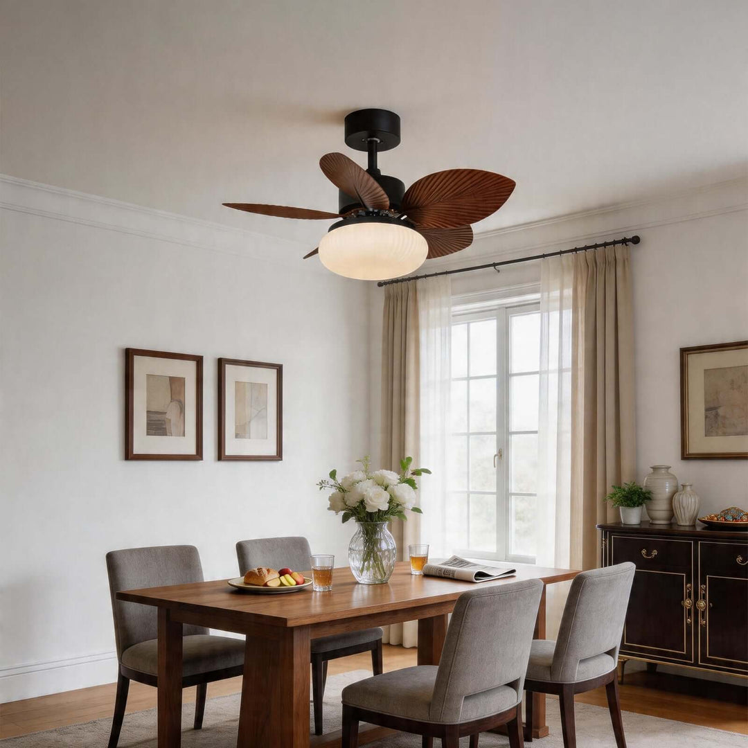 Zentox Ceiling Fan Light | French Creamy Style Dining Fan
