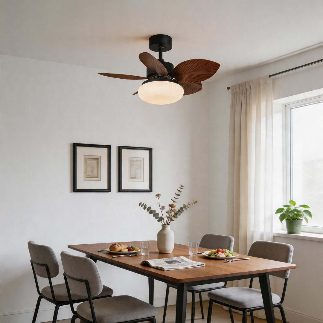 Zentox Ceiling Fan Light | French Creamy Style Dining Fan